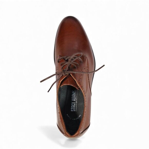 Stacy Adams Dickinson Cap Toe Oxfords Men\'s 7.5 Tan Brown‎ 24956-221 main image 12